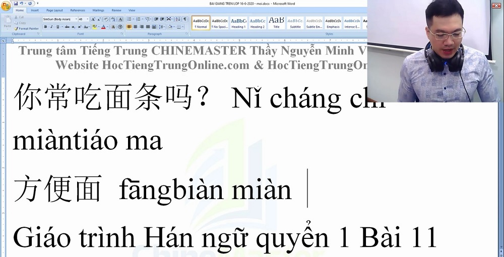 từ vựng hsk 1 bài 64