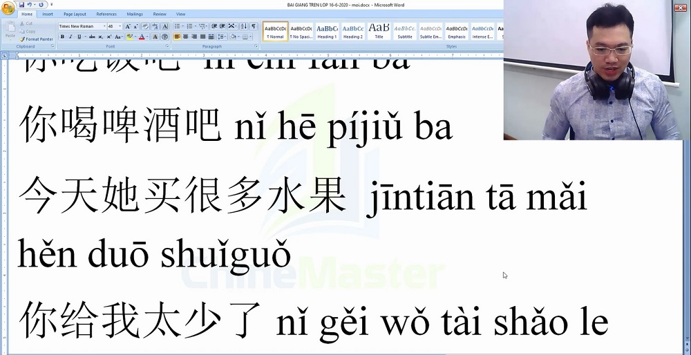 luyện thi hsk online từ vựng hsk 1 bài 141