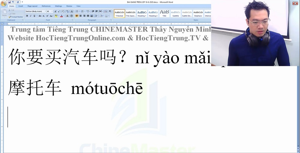 luyện thi hsk online từ vựng hsk 1 bài 154