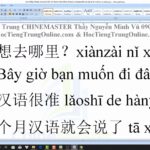 Trung tâm tiếng Trung Quận 10 thi thử HSK online bài 9